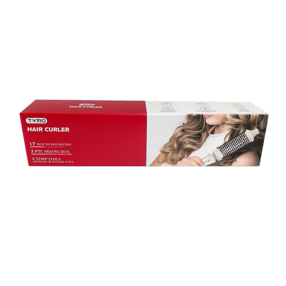 NEW TYMO Thermal Brush Curling Brush STYLUX 1.5 Inch Blowout Volumizer Gold